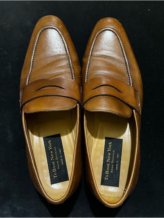 To Boot Other - To Boot Cognac Leather Penny Loafers
